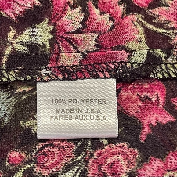 MISA Los Angeles Saint Floral Dress Belted Chiffon Mini Dress Small - Picture 17 of 17